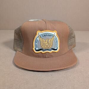 Vintage 80s Carhartt Bicentennial Hat Snapback Cap Made In USA Deadstock NWT
